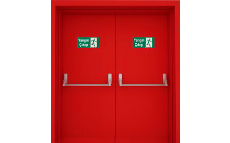 Çift Kanatlı Yangın Kapısı